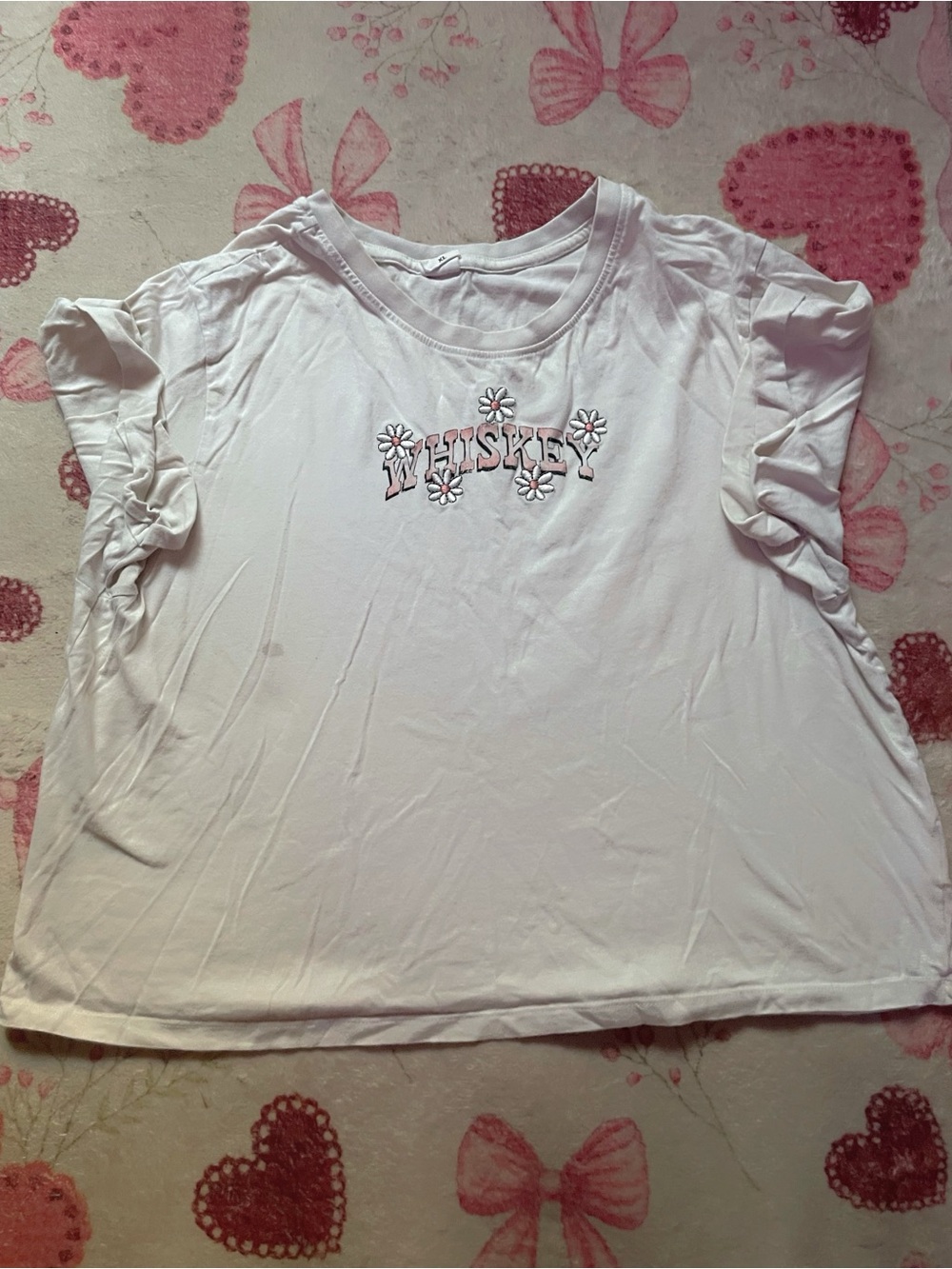 Cowgirl Whiskey Baby Doll Crop Top